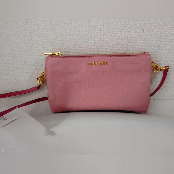 MIU MIU Pink/Fuchsia Duo Bag - Picture 1 of 16